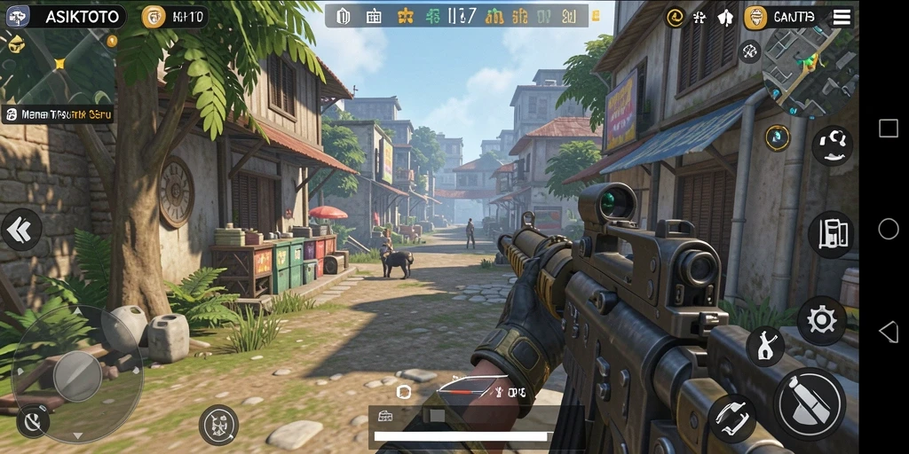Tampilan gameplay ASIKTOTO yang penuh aksi dan menegangkan.