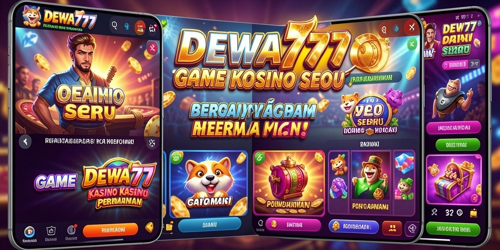 Tampilan menarik dari gameplay Kasino DEWA777 yang mendebarkan.
