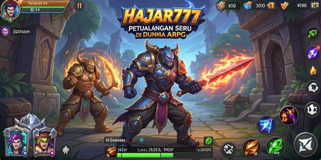 Gameplay seru dalam petualangan ARPG yang mendebarkan.