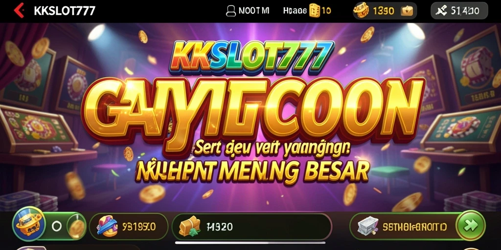 Tampilan gameplay KKSLOT777 menunjukkan keseruan mengelola kasino virtual.