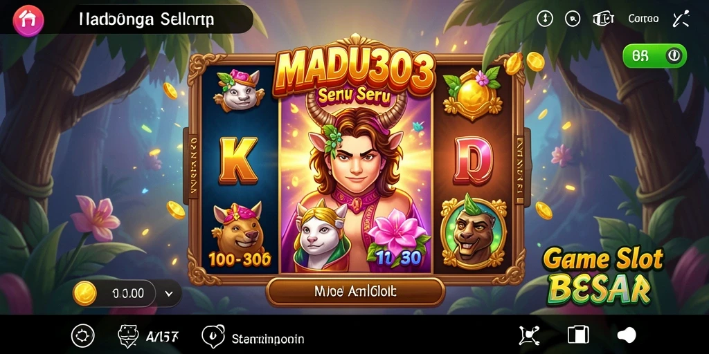 Gameplay menarik dari MADU303 dengan tema Slot yang beragam.