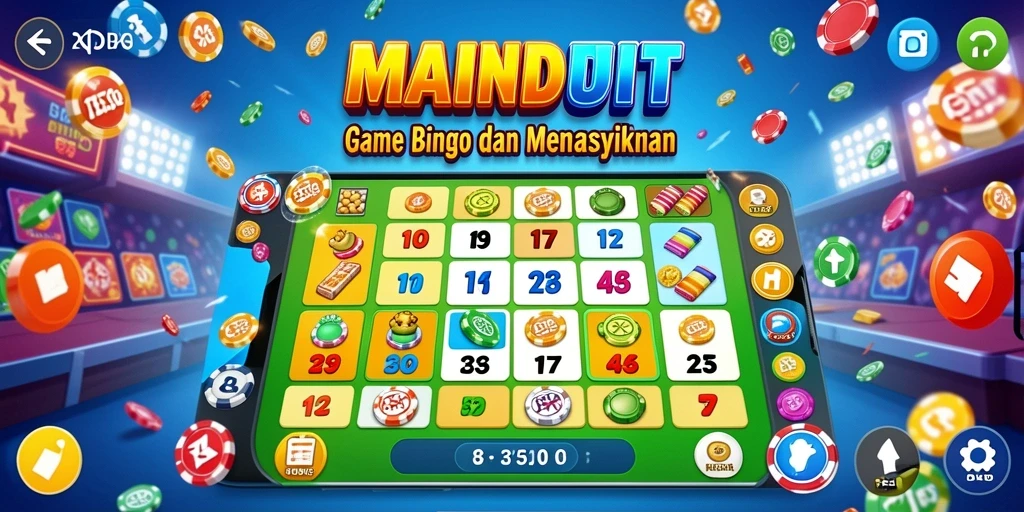 Tampilan gameplay Bingo yang mengasyikkan di MAINDUIT