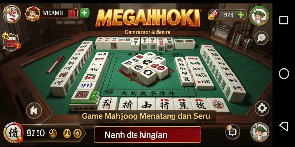 Tangkapan layar gameplay MEGAHOKI yang seru dan interaktif.
