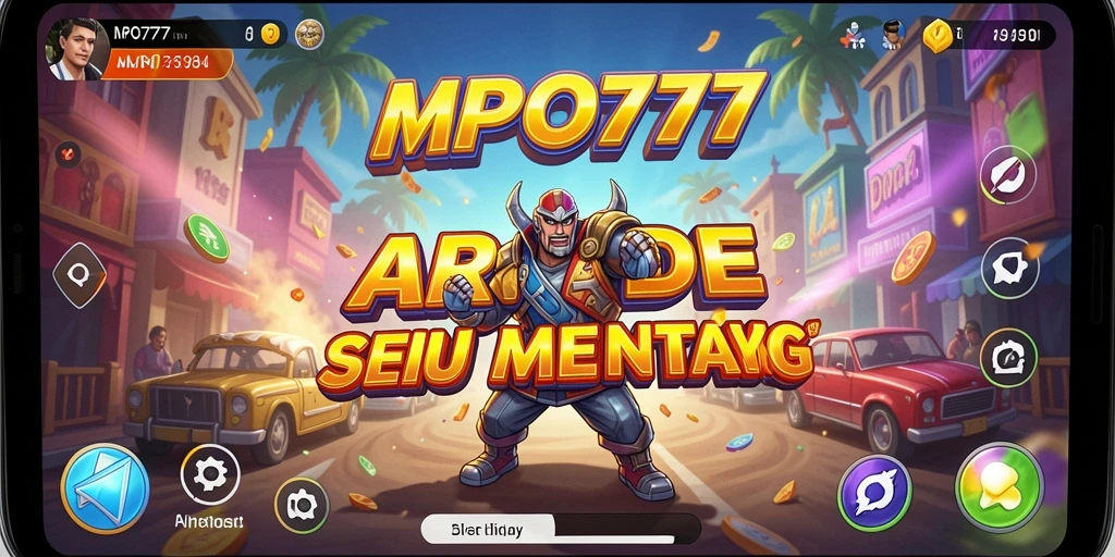 Tampilan gameplay MPO777 yang mengasyikkan dalam genre arcade.