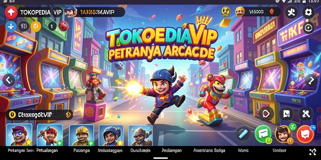 Screenshot gameplay TOKOPEDIAVIP yang menampilkan aksi seru dan grafis menarik.