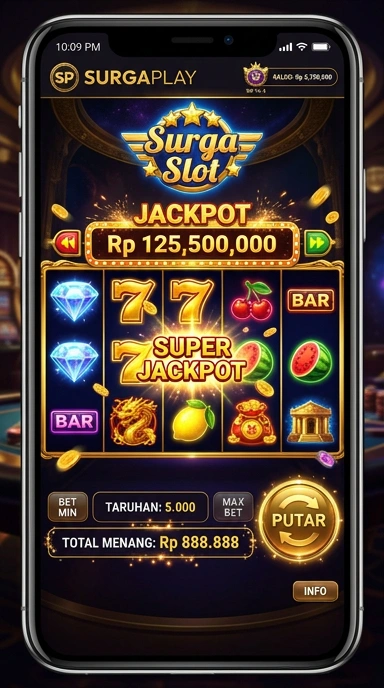 Proses pengunduhan cepat di aplikasi surgaplay.